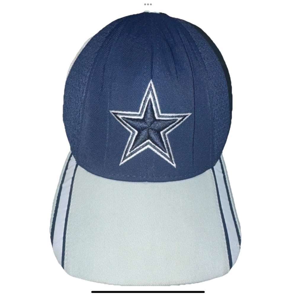 Blue and White Star Logo Dallas Cowboys Official NFL Cap - One Size Fits Most